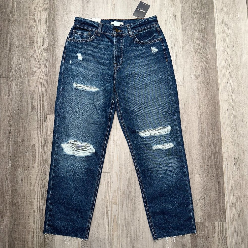 Dark Distressed Denim